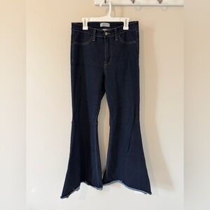 Judy Blue High Waisted Super Flare Dark Wash Jeans Women’s Size 9/29 Stretchy